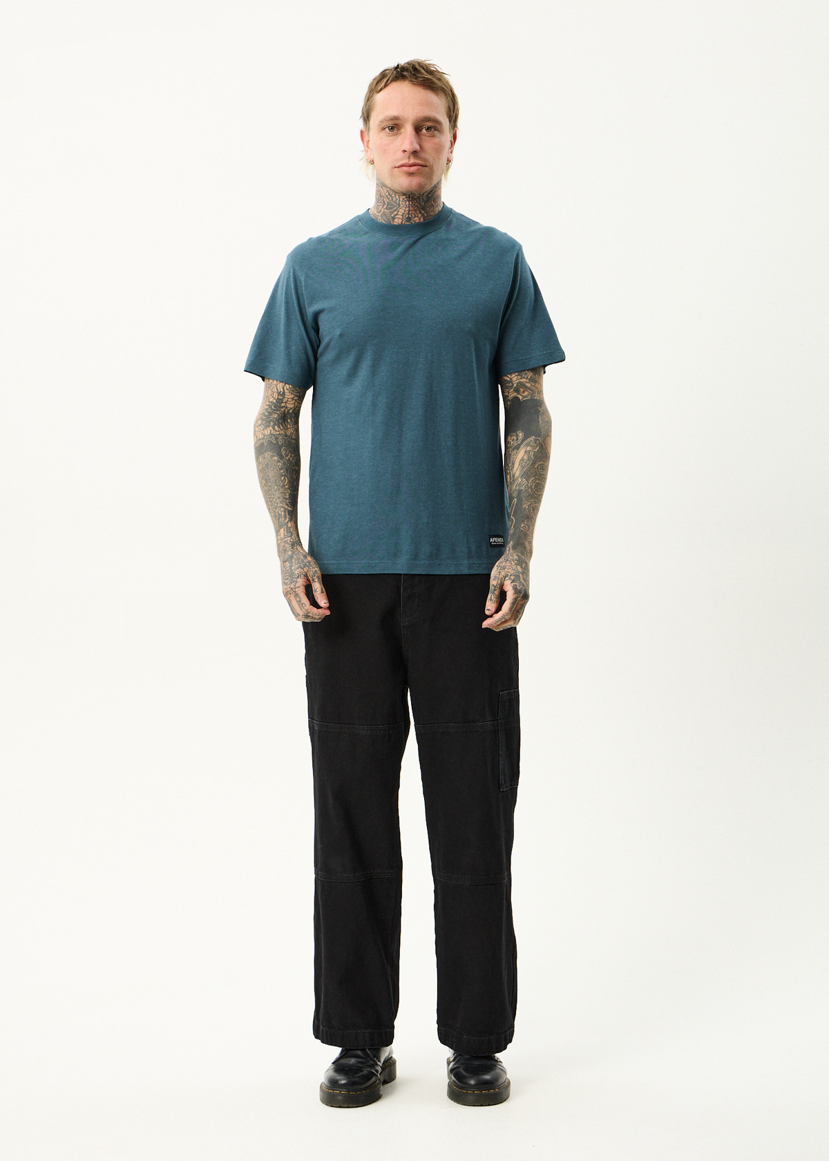 AFENDS Mens Classic - Retro Tee - Fuel