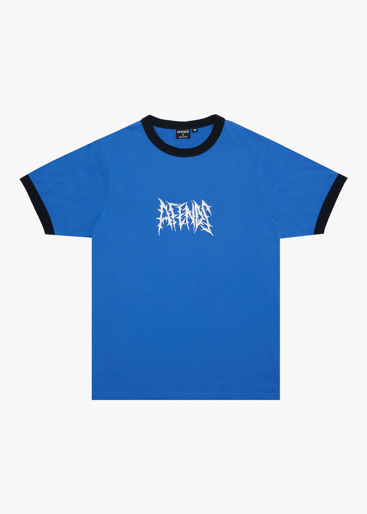 AFENDS Mens Rising - Ringer Tee - Marina