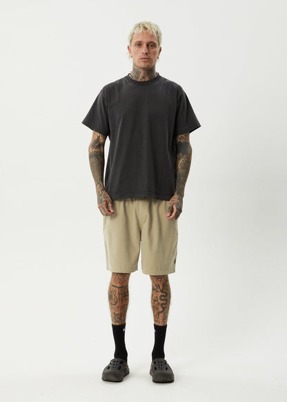 AFENDS Mens Ninety Eights - Oversized Short 20" - Boa