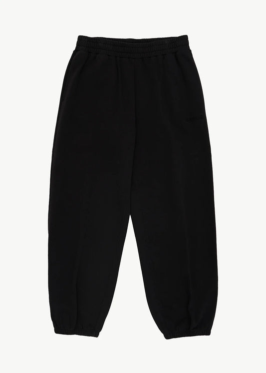 AFENDS Mens Genesis - Track Pant - Stone Black