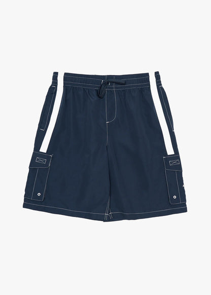 AFENDS Mens House Related - Cargo Swim Short 21" - Navy