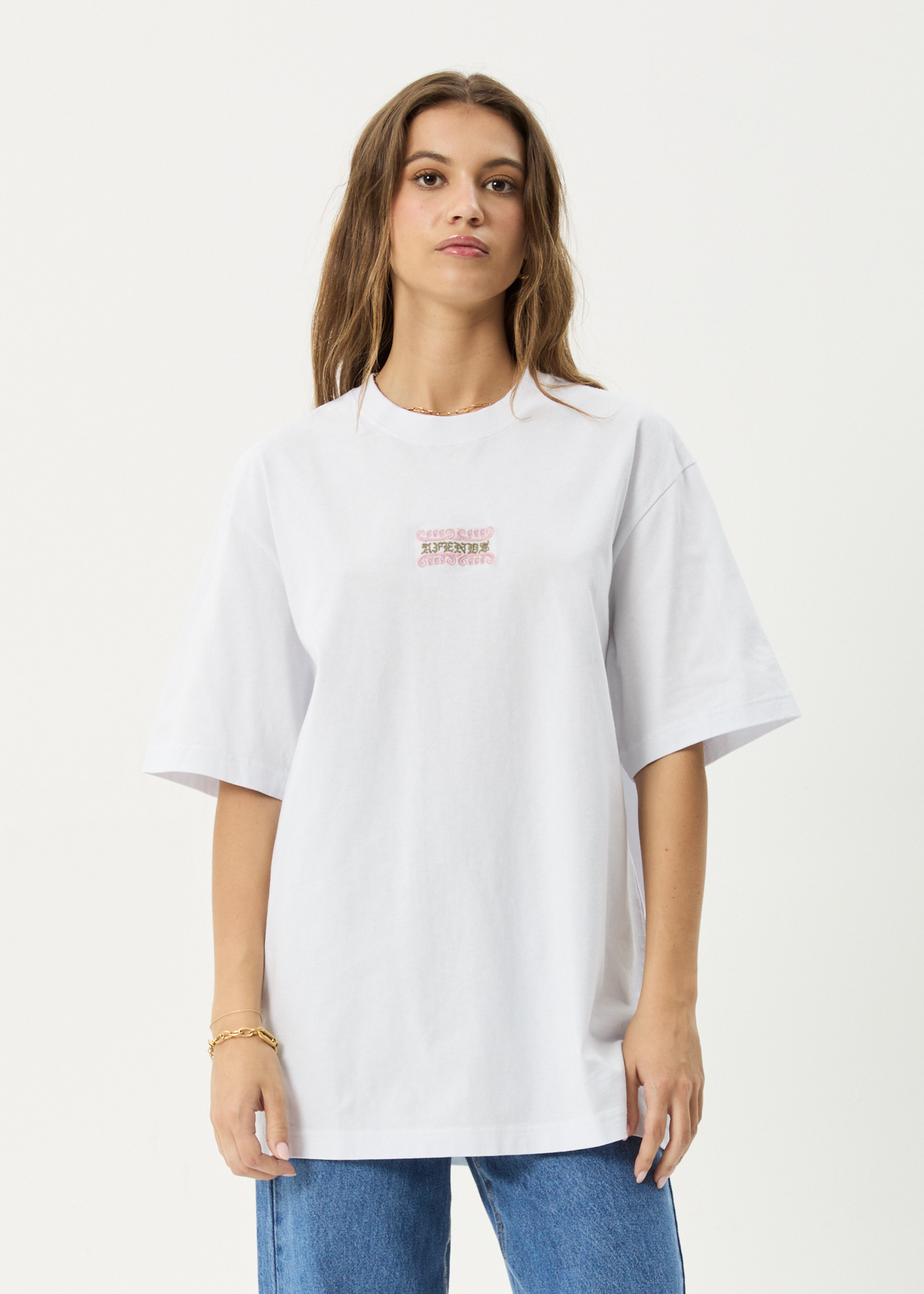 AFENDS Mens Sixsixsix - Retro Tee - White