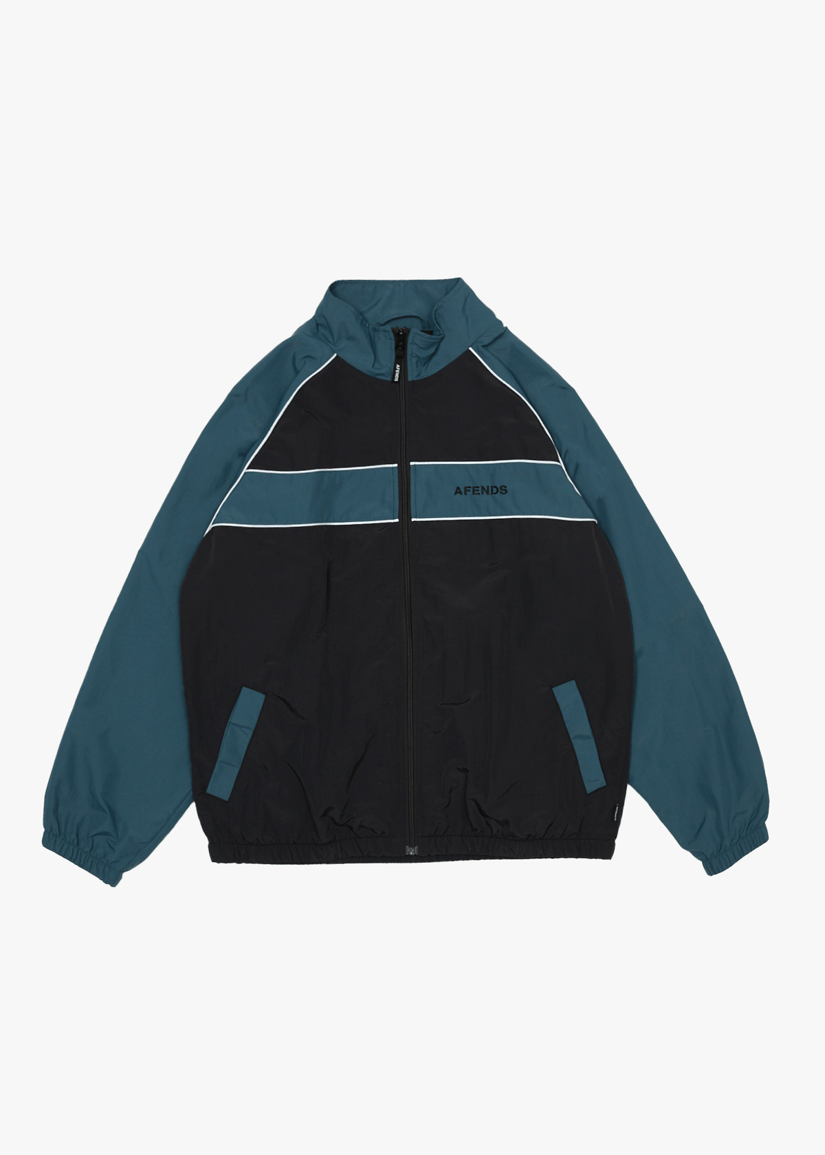 AFENDS Mens Spicy - Sports Spray Jacket - Black