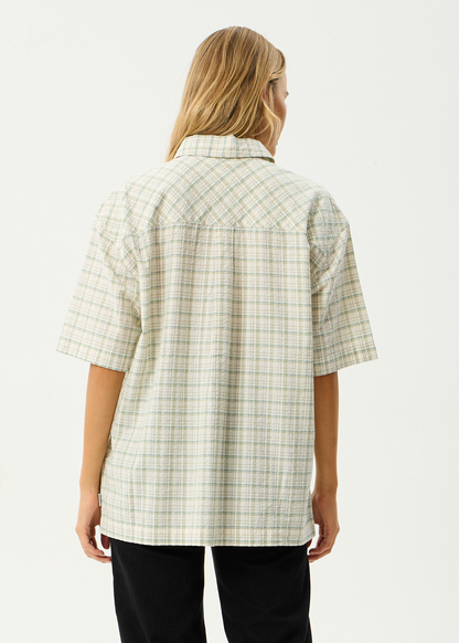 AFENDS Mens Legacy - Short Sleeve Shirt - Boa Check