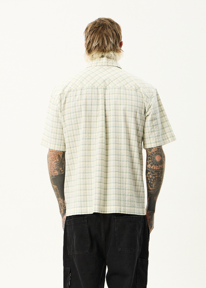AFENDS Mens Legacy - Short Sleeve Shirt - Boa Check