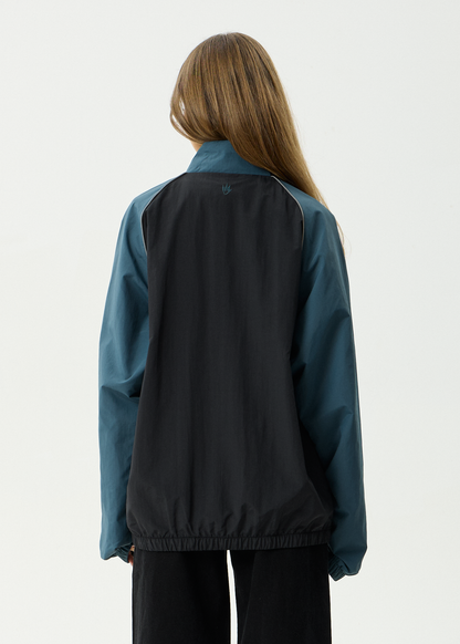 AFENDS Mens Spicy - Sports Spray Jacket - Black