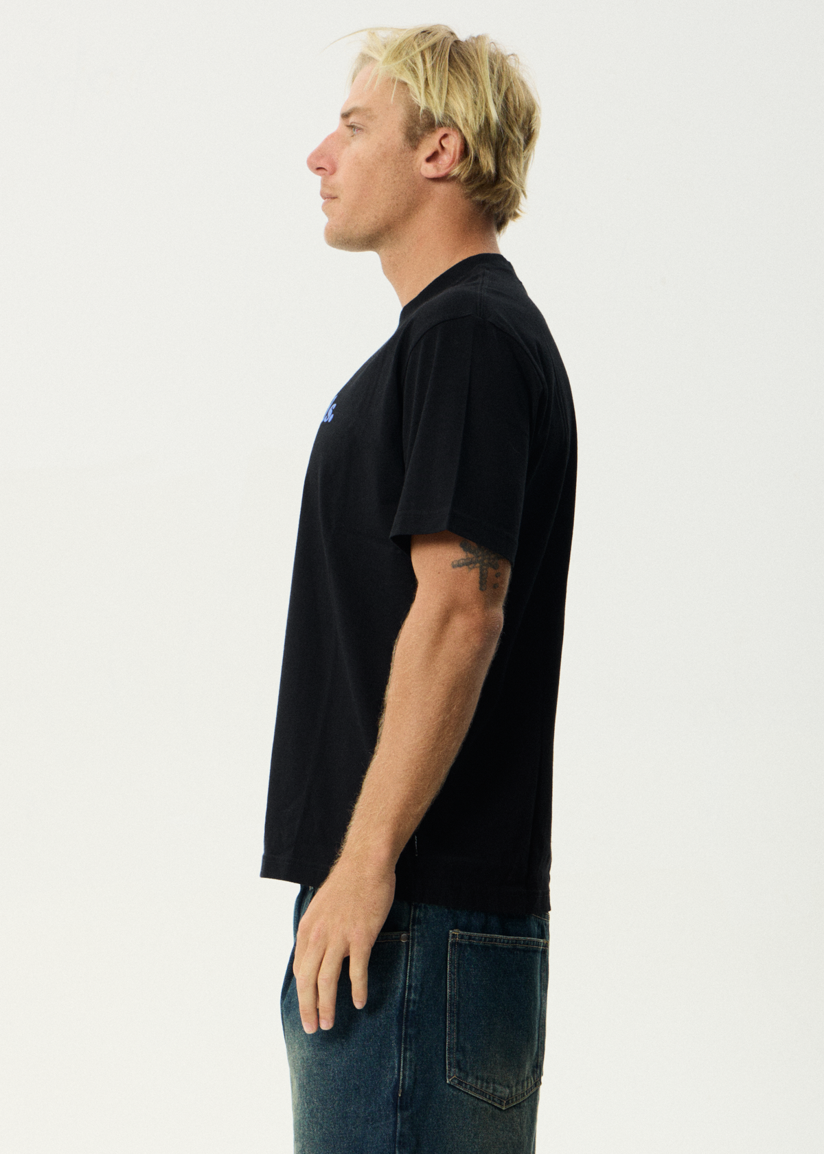 AFENDS Mens Smiles - Retro Tee - Black