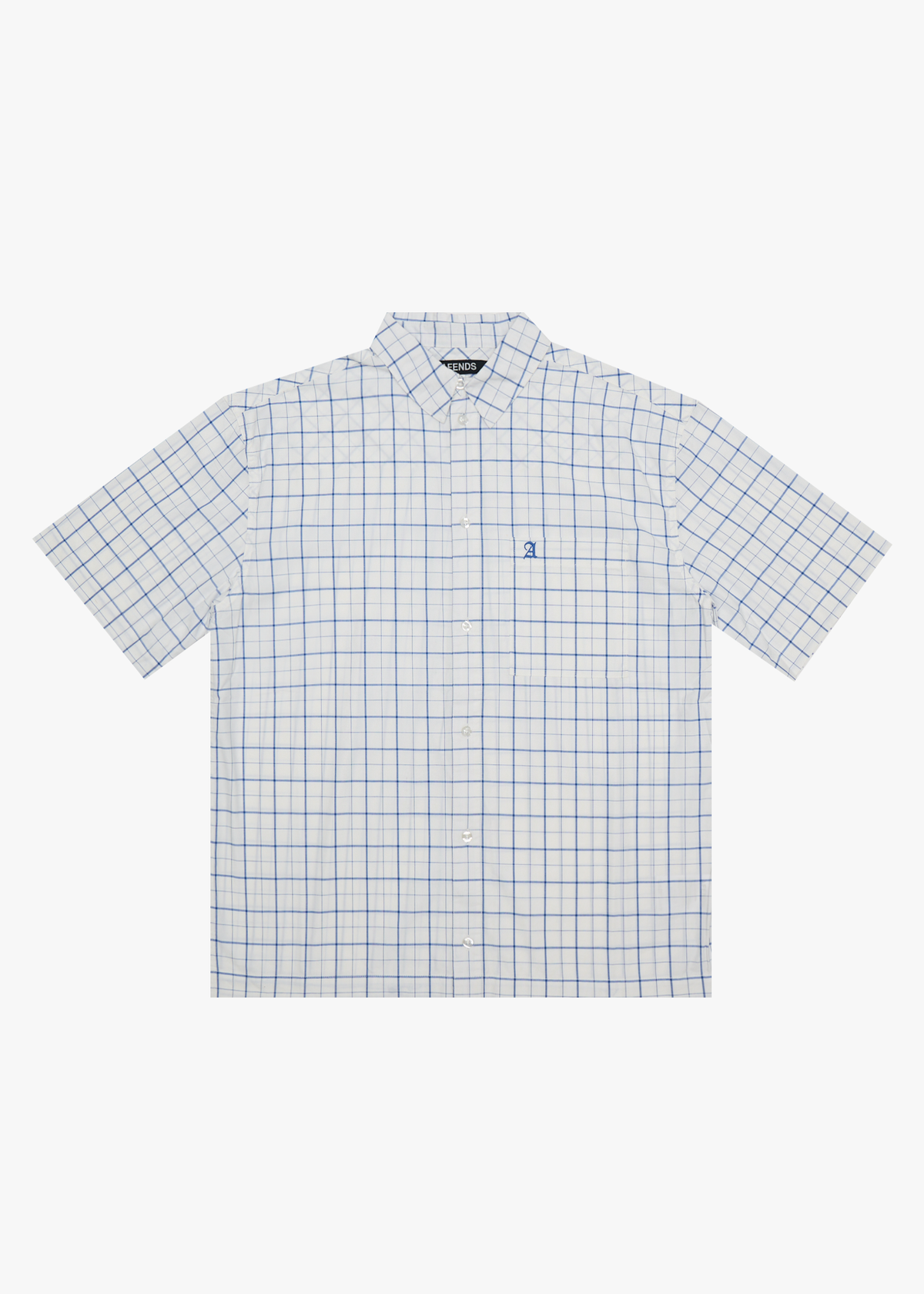 AFENDS Mens In-Hale - Short Sleeve Shirt - White