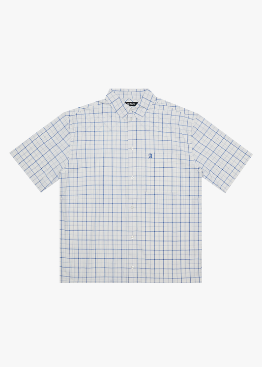 AFENDS Mens In-Hale - Short Sleeve Shirt - White
