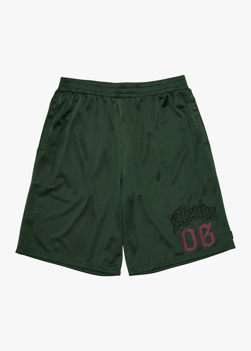 AFENDS Mens Zero Six - Basketball Short 22" - Pine