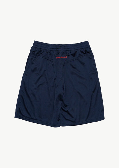 AFENDS Mens Flower Patch - Basketball Short 22 Inch - Navy