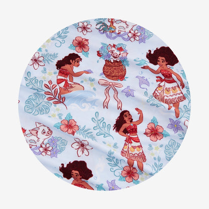 Disney Moana & Pua & Beach Snacks Ruffled Luxe Patoo® Blanket