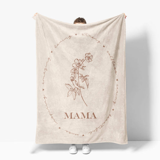 Personalized Blanket | Loving Flower