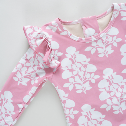 Baby Girls Rachel Suit - Pink Bouquet Floral