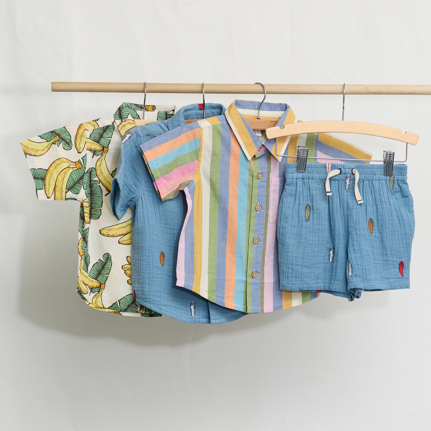 Boys Jack Shirt - Surfboard Embroidery