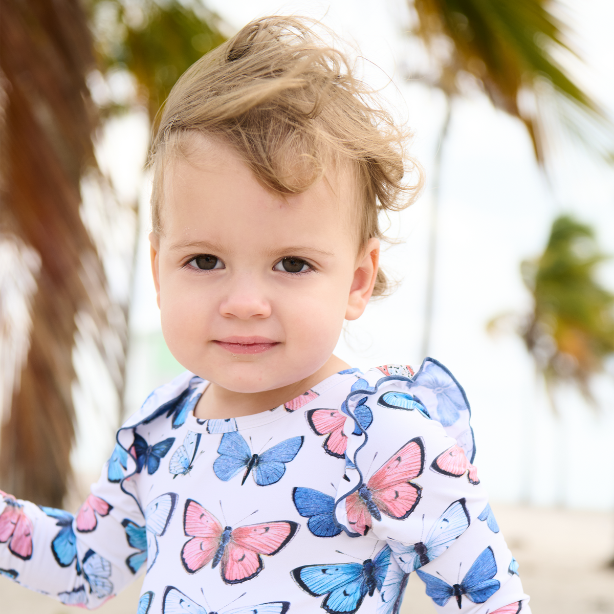 Baby Girls Rachel Suit - Vintage Butterflies