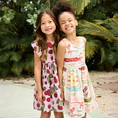 Girls Laura Dress - Flower Seeds