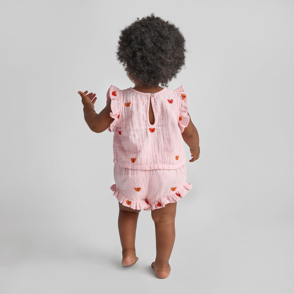 Baby Girls Roey 2-PC Set - Watermelon Embroidery