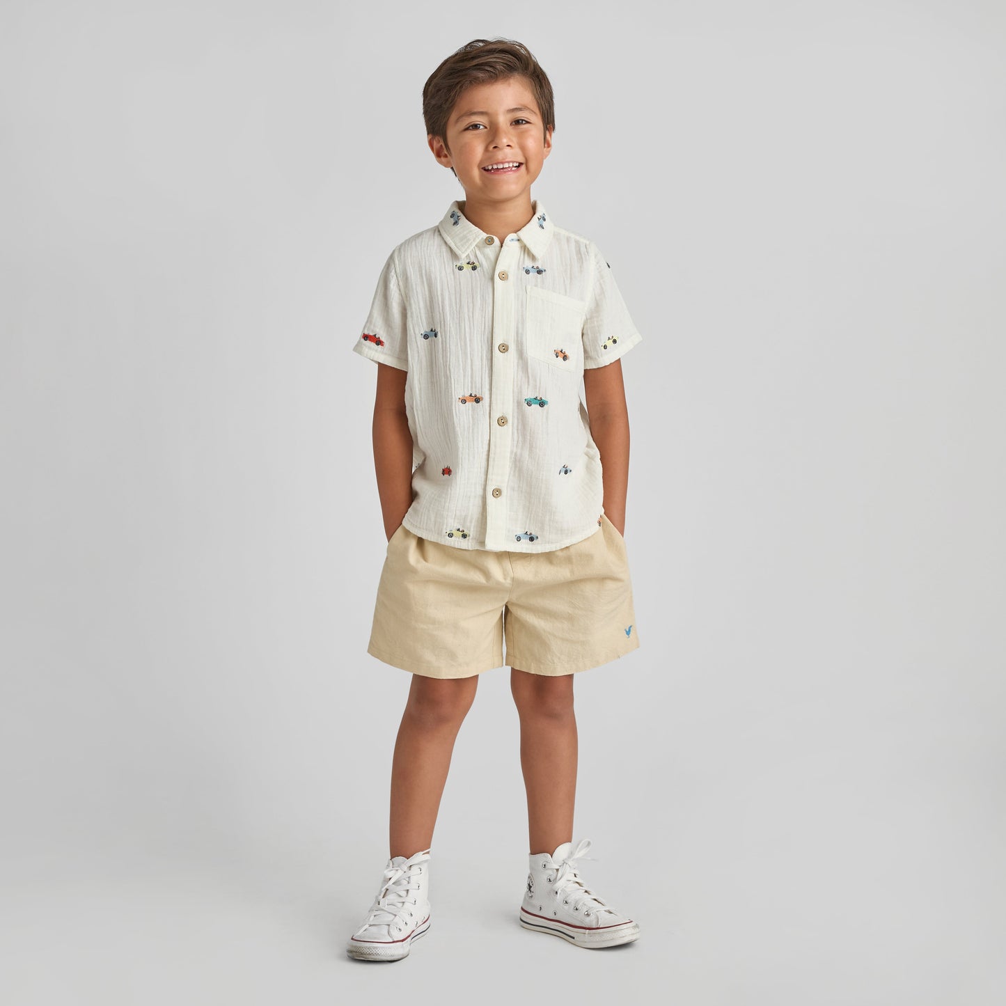 Boys Jackson Short - Four Leaf Clover