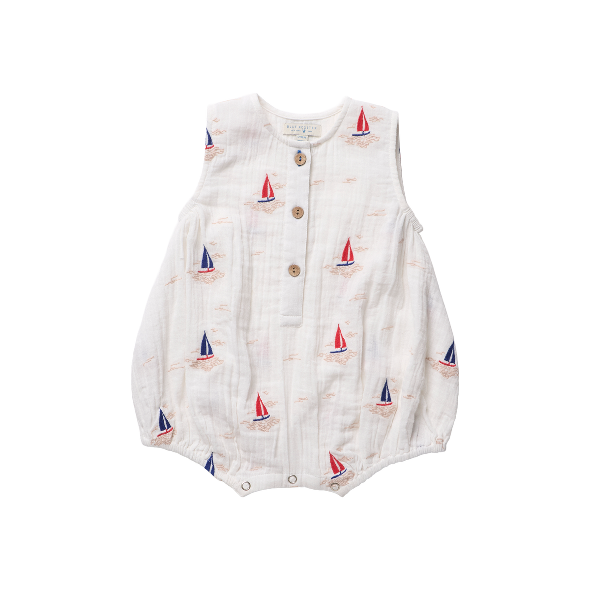 Baby Riley Jumper - Sailboat Embroidery