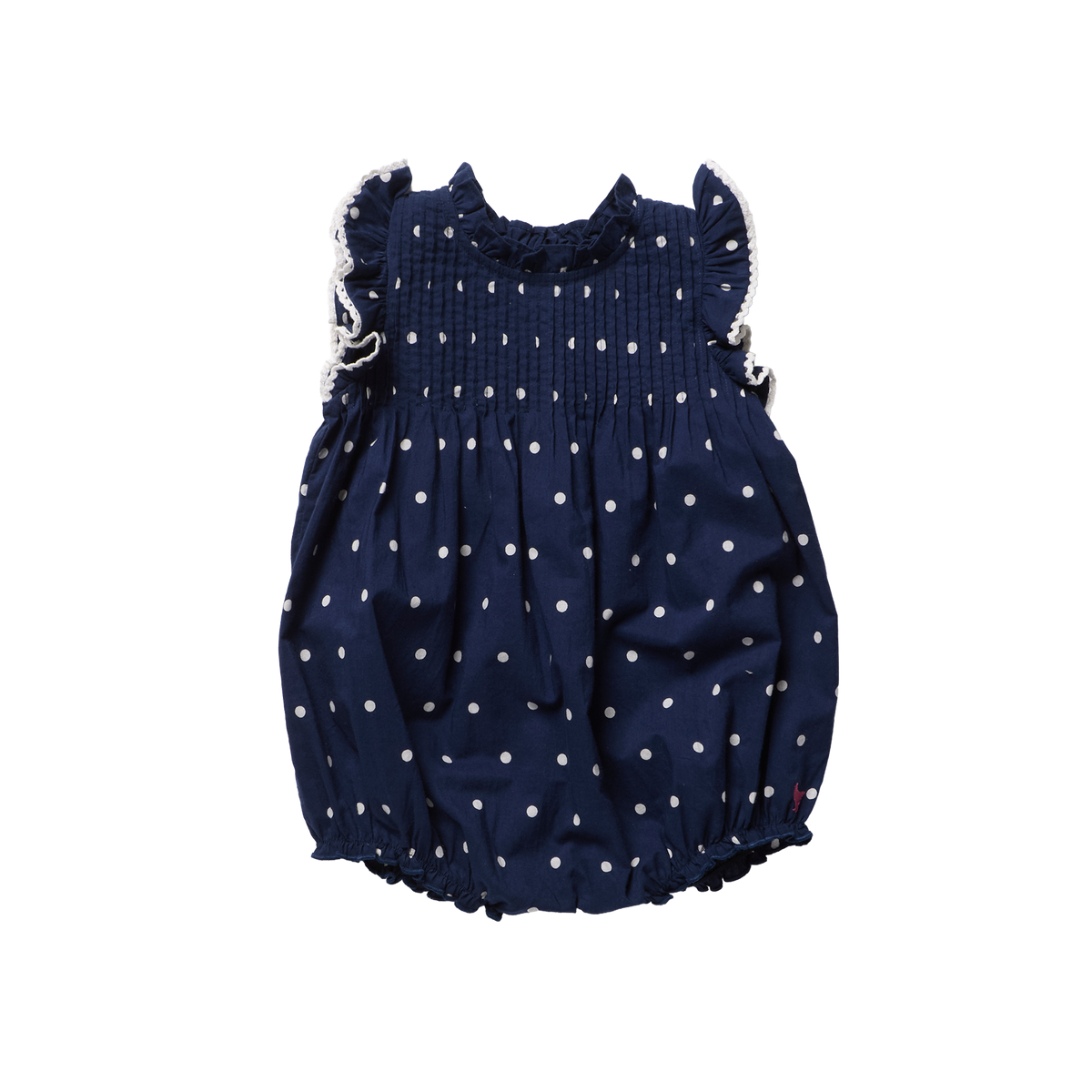 Baby Girls Jaipur Bubble - Navy Dot