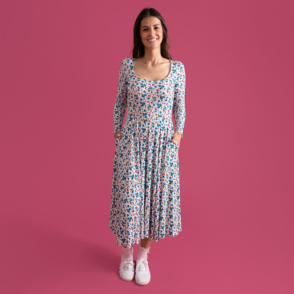 Aveline Women's Midi Twirl Dress
