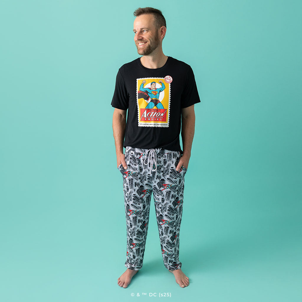 WB Superman Metropolis Men's French Terry Joggers