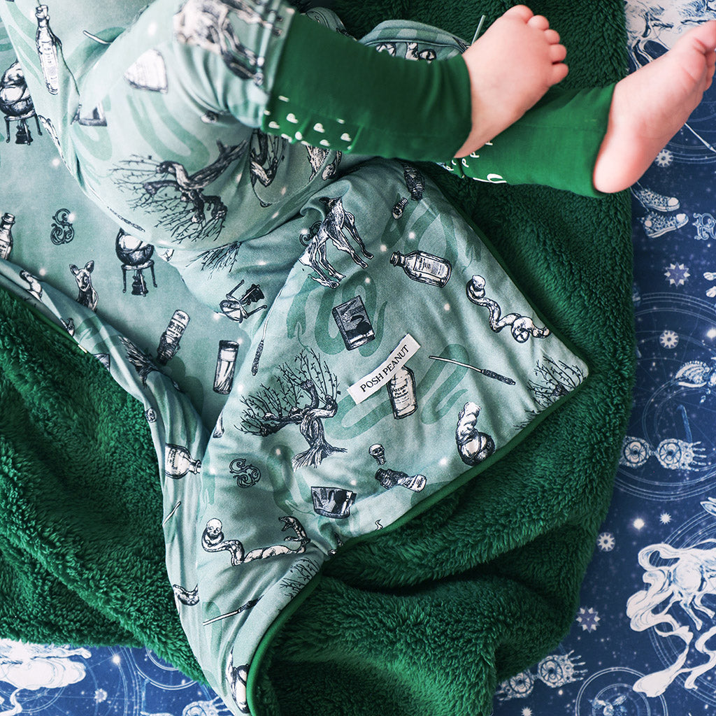 Slytherin House Luxe Plush Patoo® Blanket