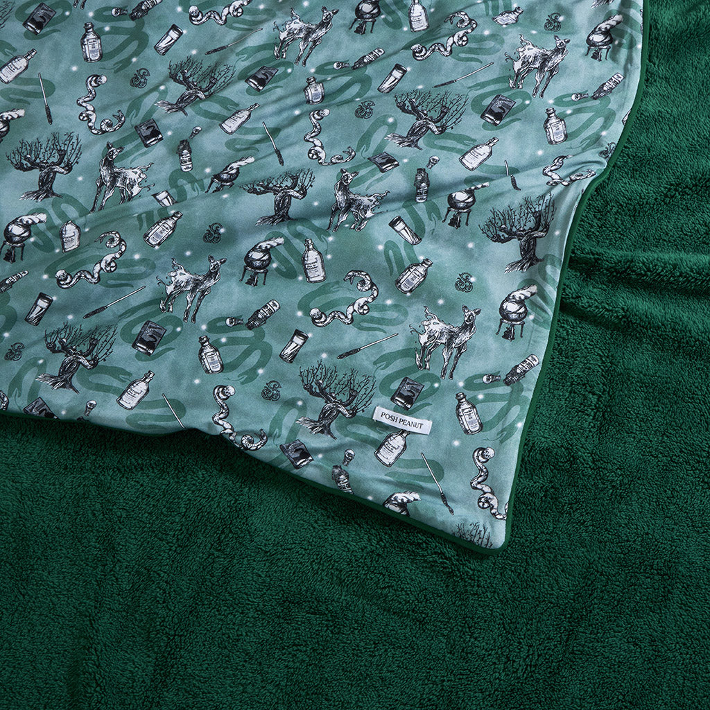 Slytherin House Luxe Plush Patoo® Blanket