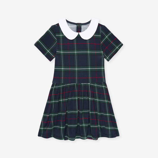 Augustus Collared Twirl Bodysuit Dress