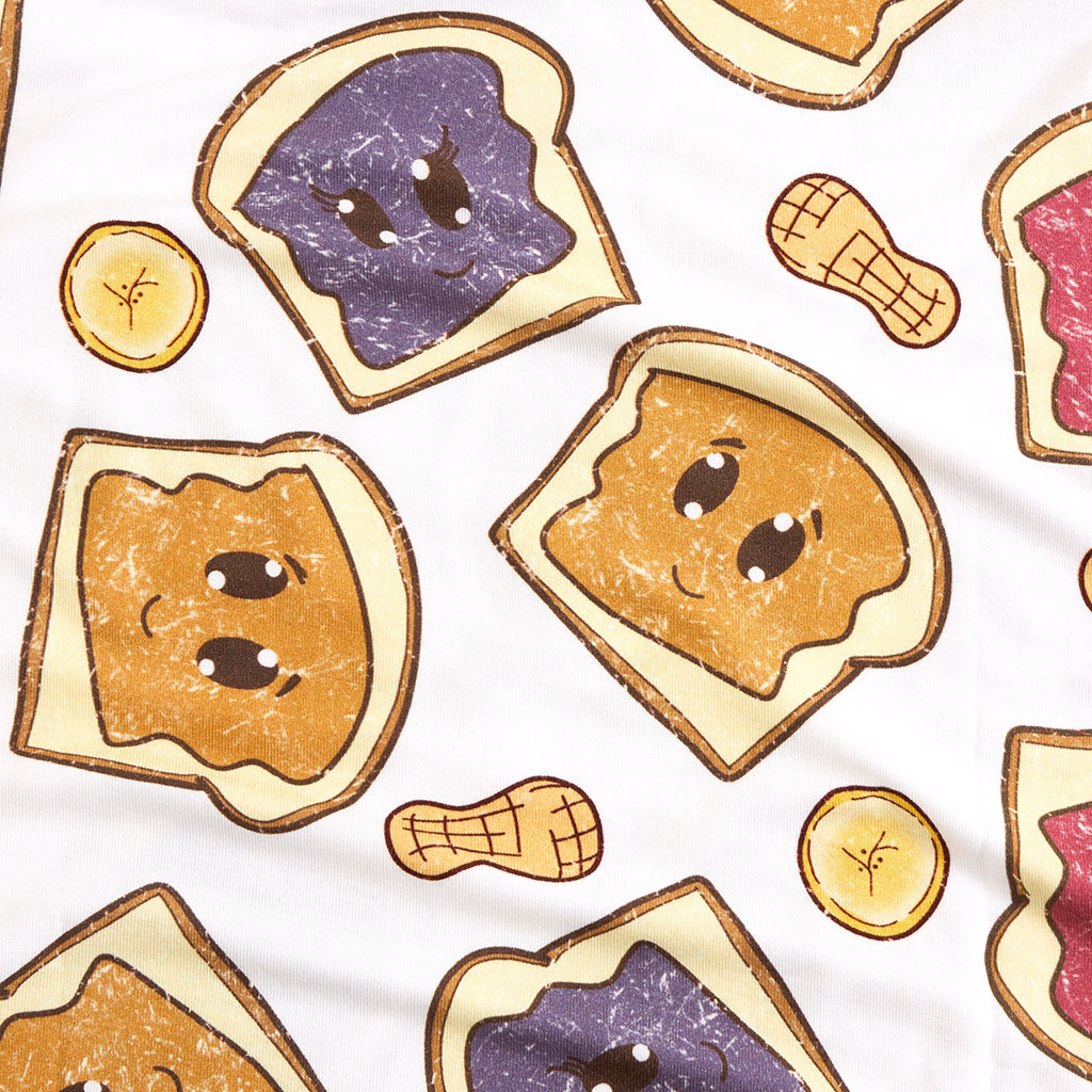 Peanut Butter Jelly Time Minky Luxette Patoo® Blanket