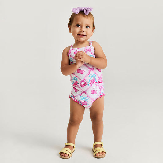 Amarena Lettuce Edge Cami Bummie Set