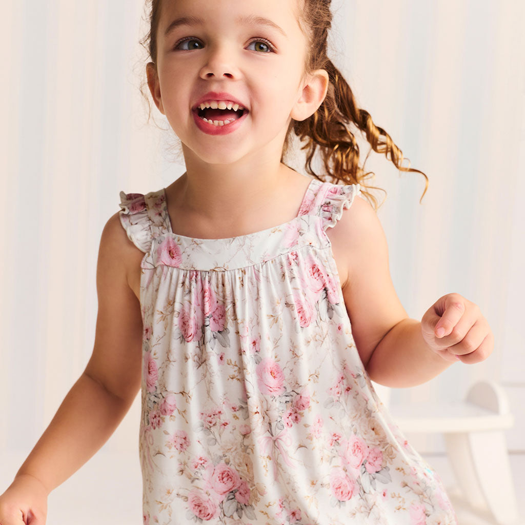 Roberta Ruffled Tank Short Set