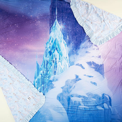 Disney Let It Go & Frozen Castle Ruffled Luxe Patoo® Blanket