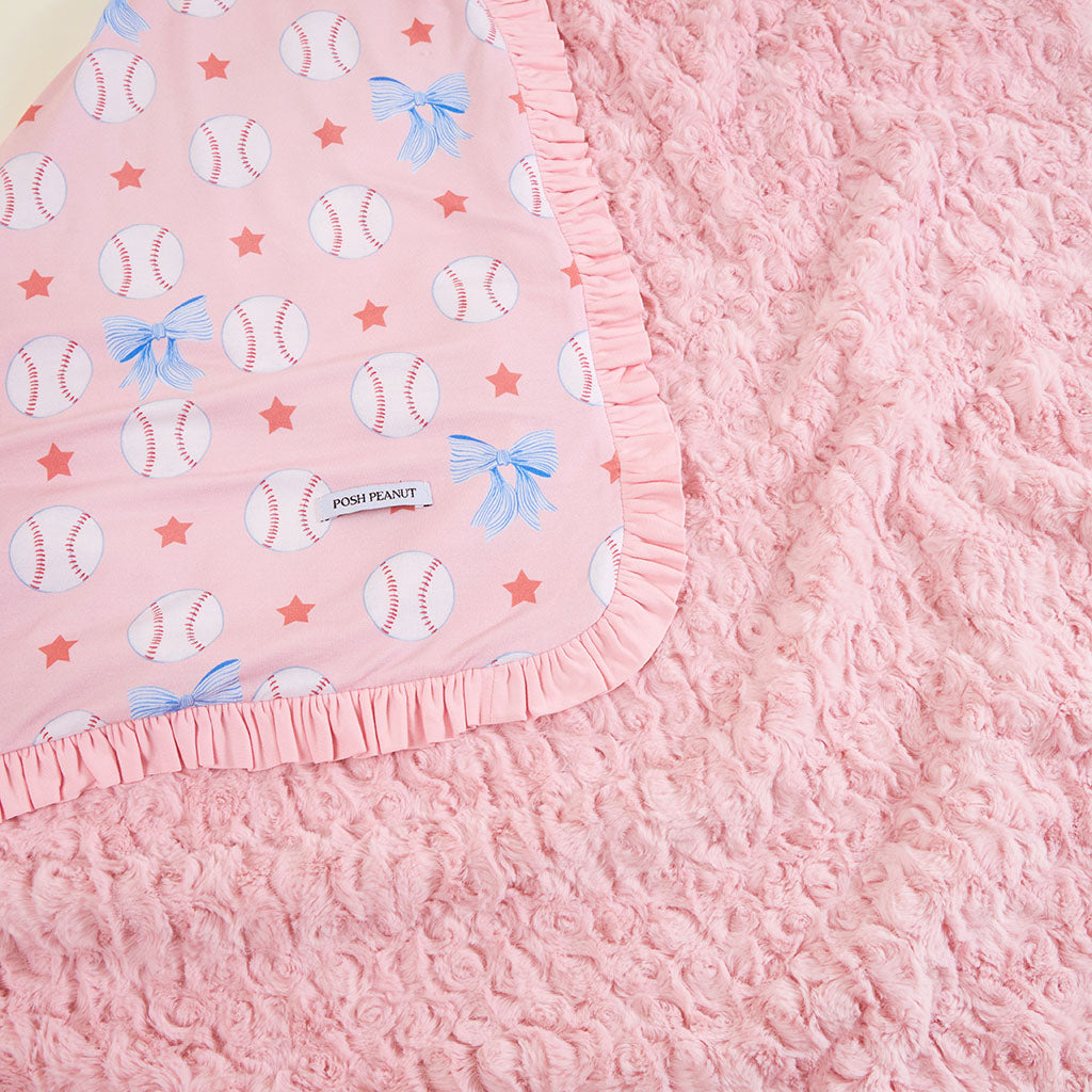 Gina Minky Ruffled Luxette Patoo® Blanket
