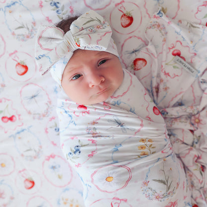 Caroline Picot Swaddle Headband Set