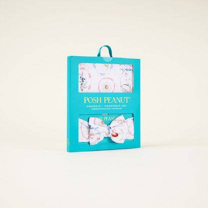 Caroline Picot Swaddle Headband Set