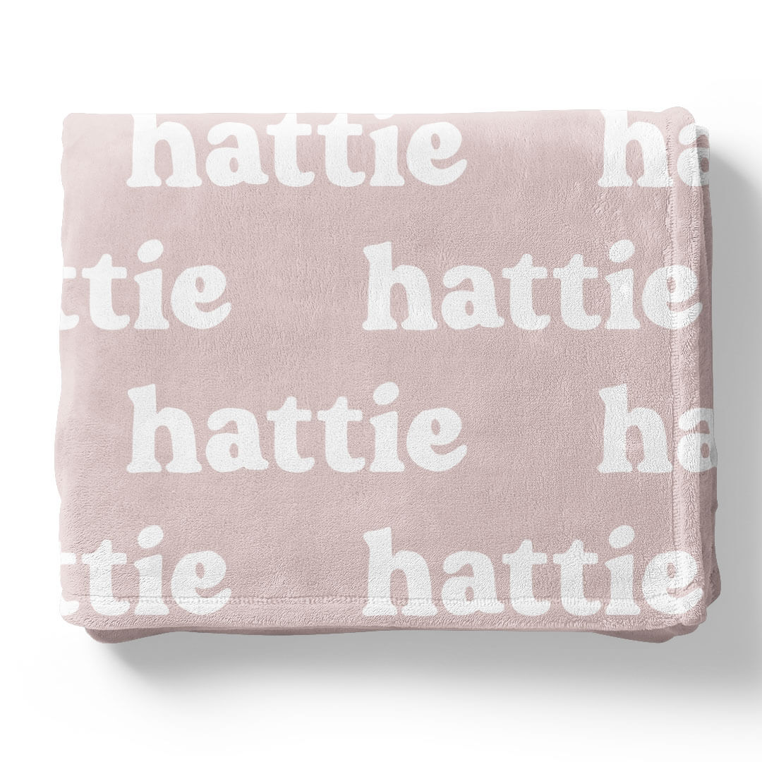 Pastel Neutrals Personalized Color Blanket