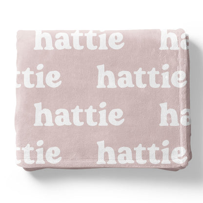 Pastel Neutrals Personalized Color Blanket