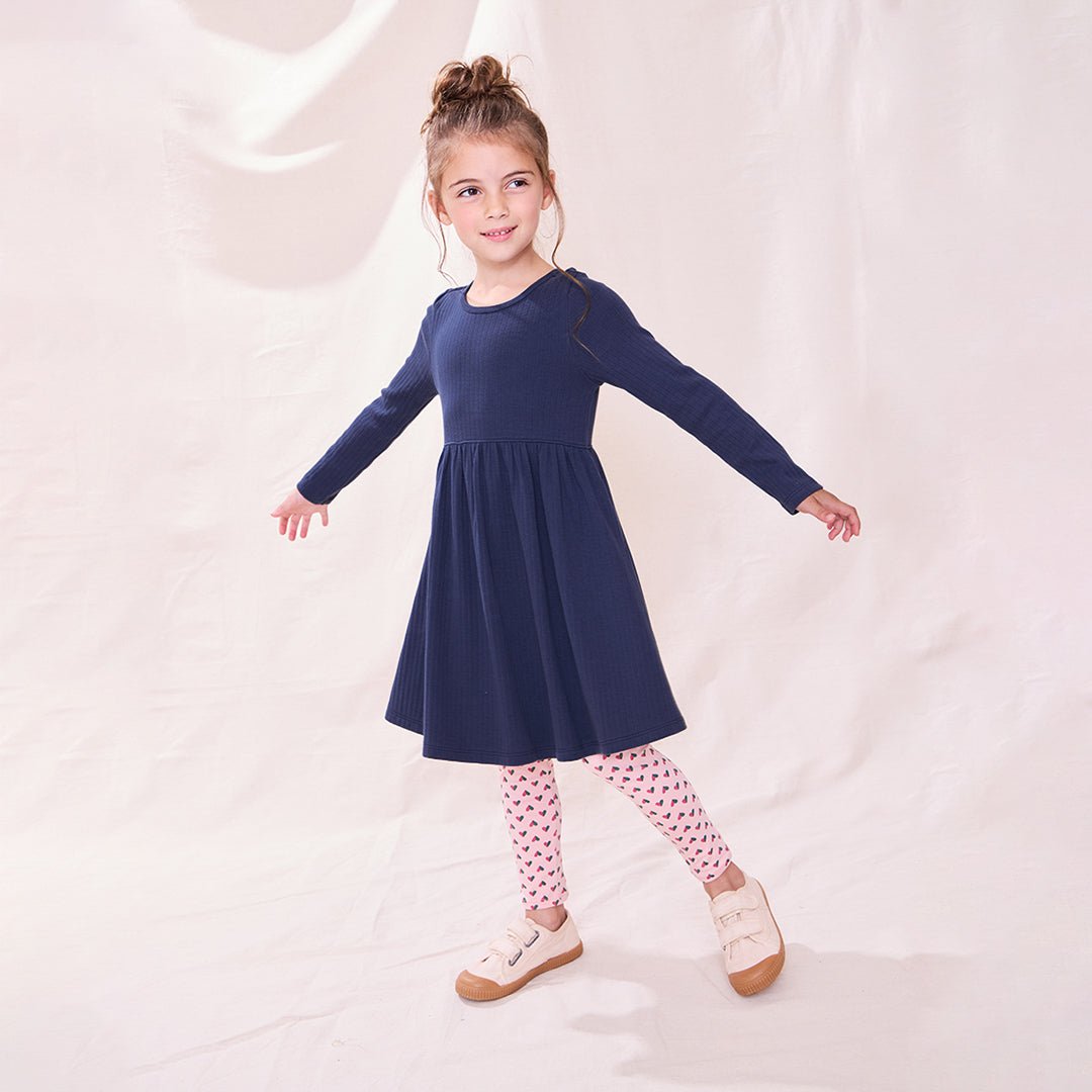 Cartwheel Legging - Pink Mini Half Hearts