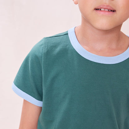 Adventure Ringer T-Shirt - Dark Red