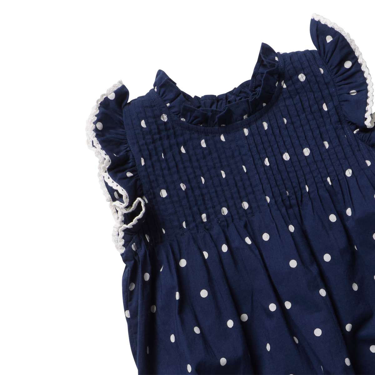 Baby Girls Jaipur Bubble - Navy Dot