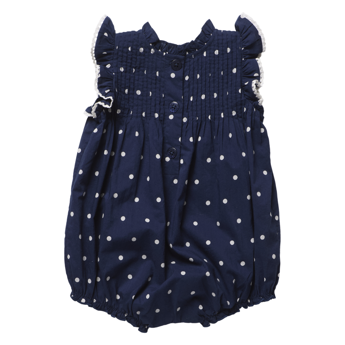 Baby Girls Jaipur Bubble - Navy Dot