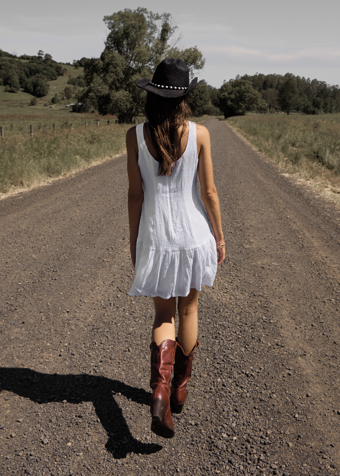AFENDS Womens Focus June - Seersucker Mini Dress - White