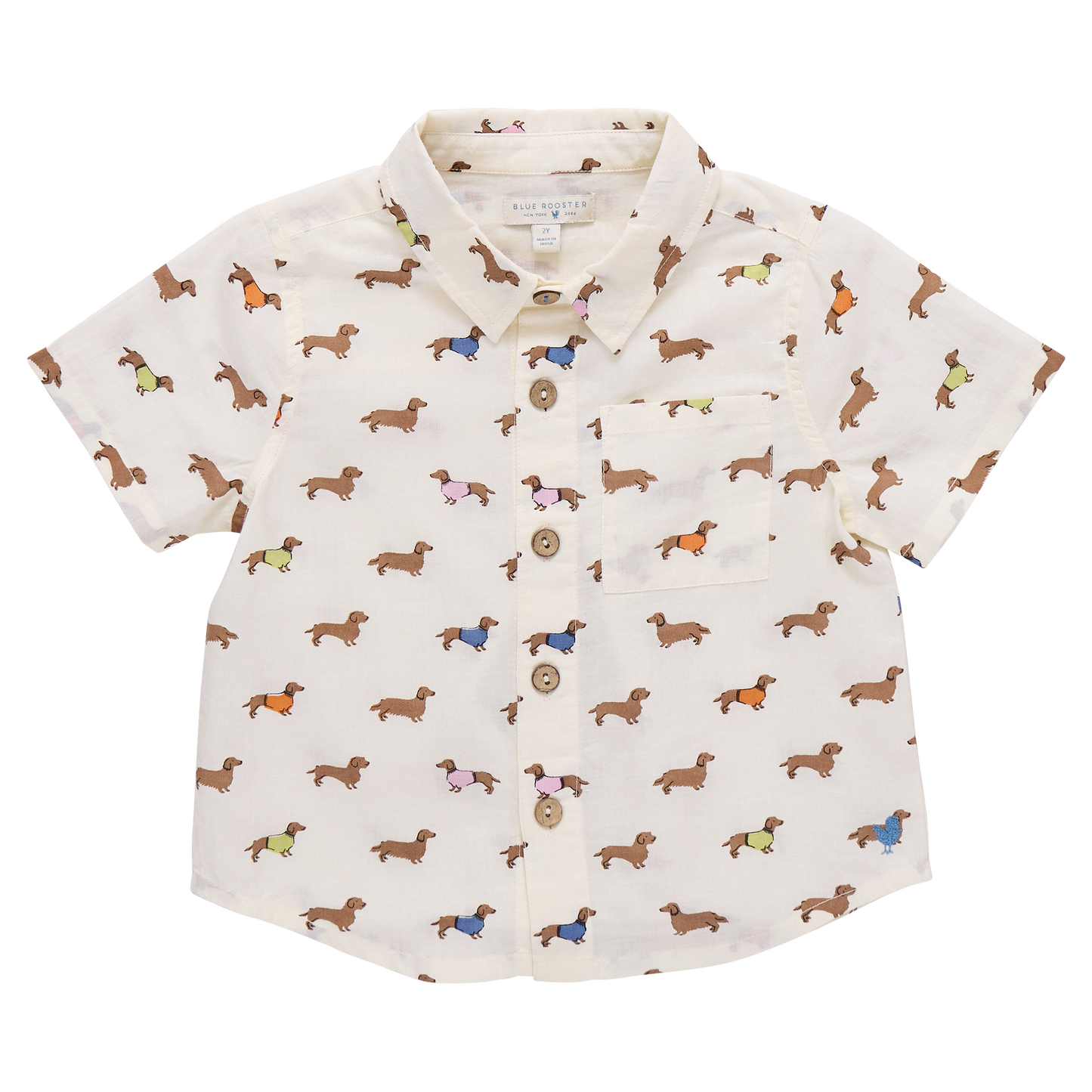 Boys Jack Shirt - Dachshunds In Sweaters