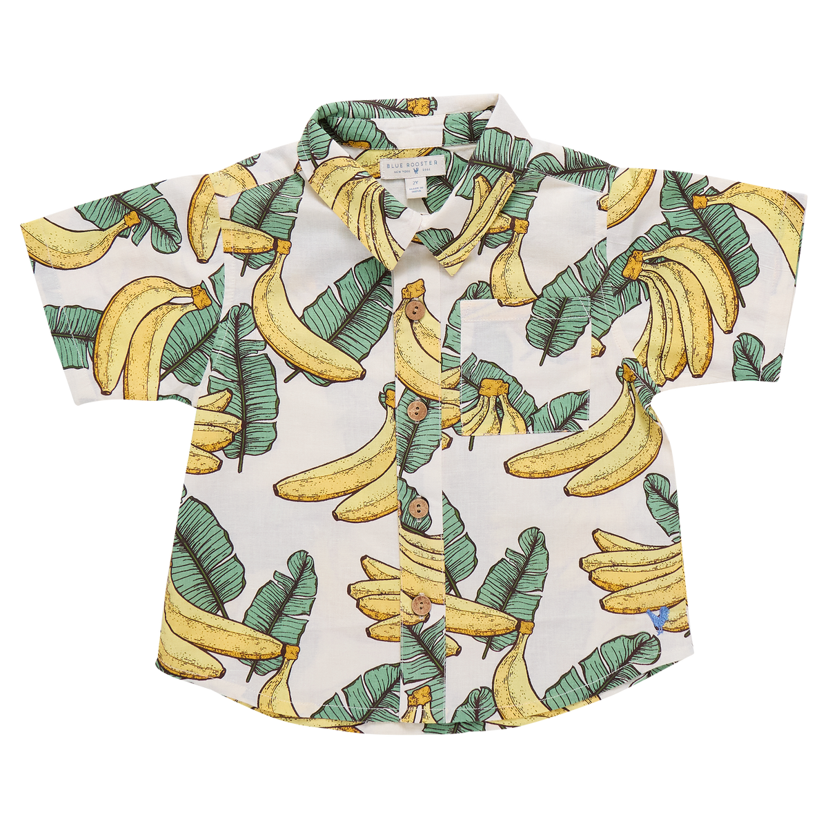 Boys Jack Shirt - Banana Leaves