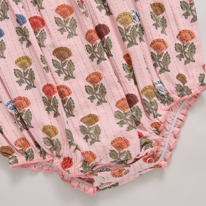 Baby Girls Wynne Bubble - Multi Flower Drop