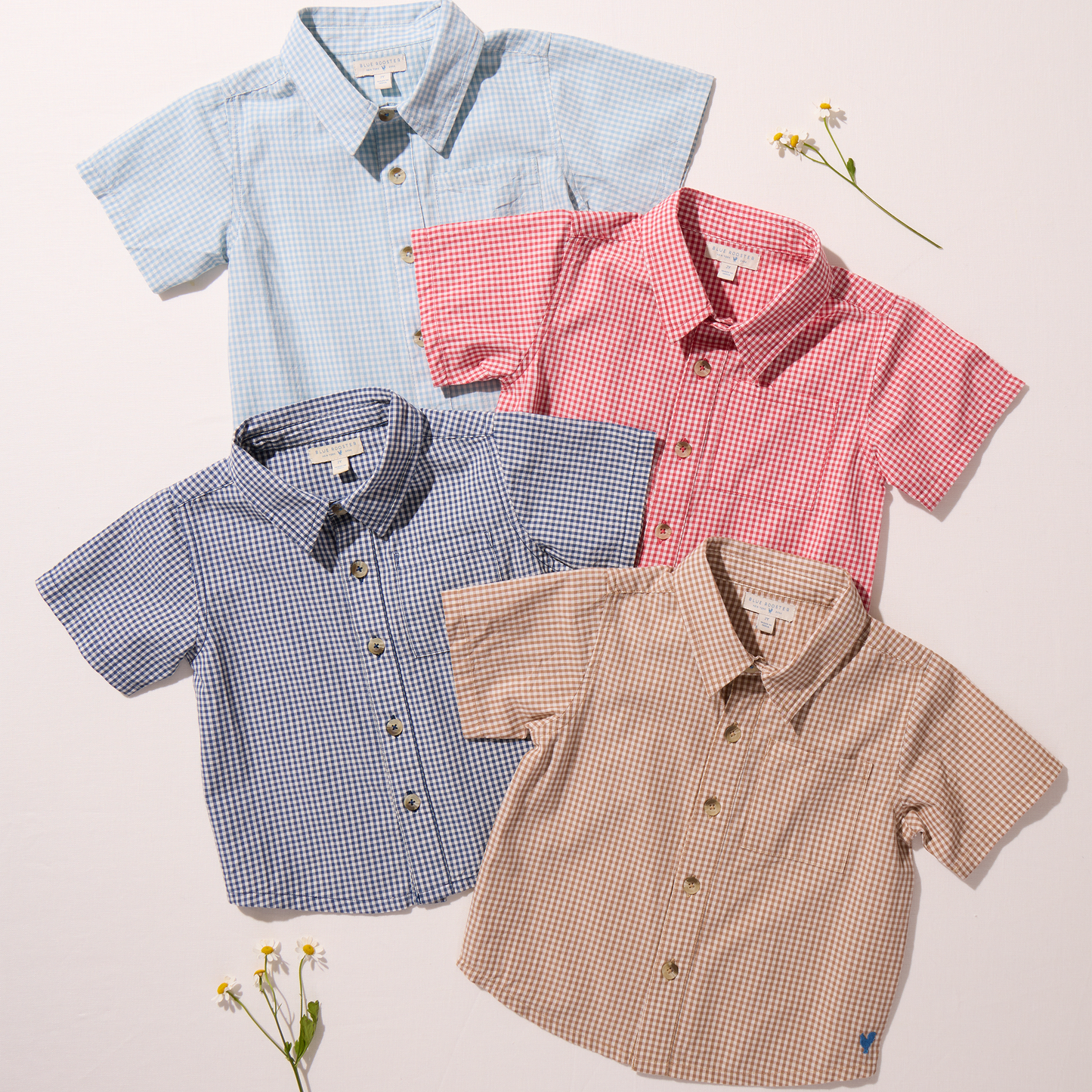 Boys Jack Shirt - Cocoa Gingham