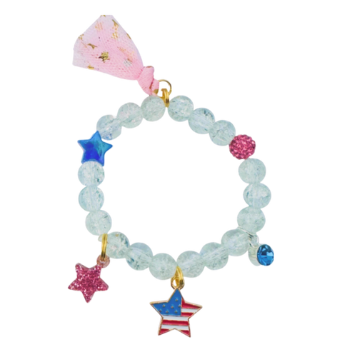 Red White and Blue Star Bracelet