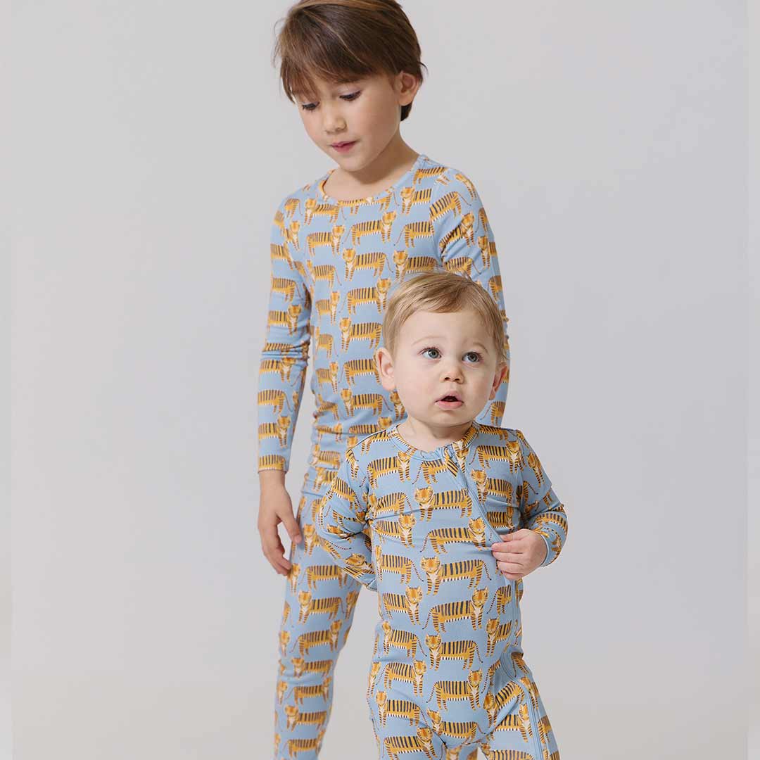 Baby Bamboo Romper - Tigers